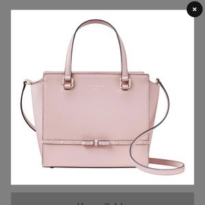 Kate Spade Jeweled Hadlee Pink Leather Cross Body